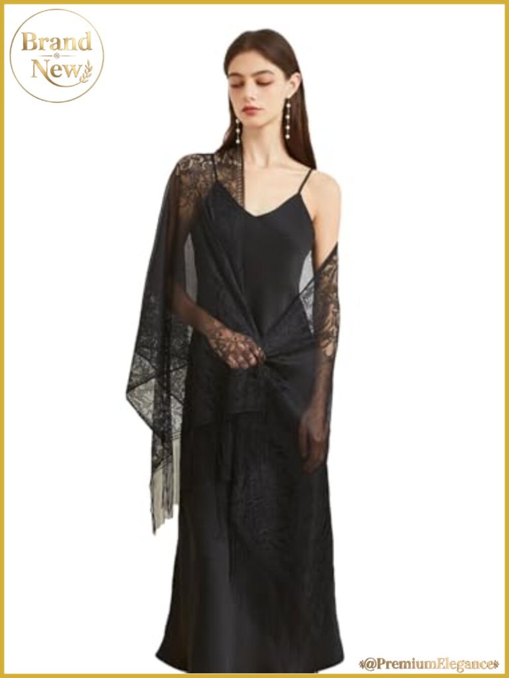 Lace Shawl and Wrap for Evening Wedding 1920s Dress